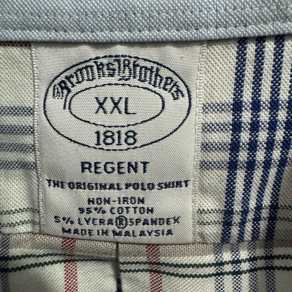 Brooks Brothers Multicolor Plaid Button-Down Shirt sz xxl - Picture 2 of 3